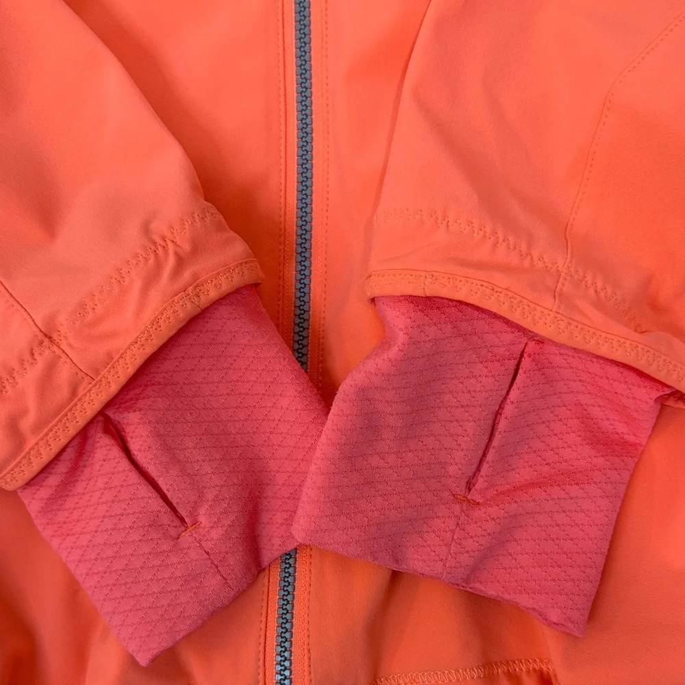 Lululemon Athletica Neon Coral Gather Me Slightly Jacket - Picture 8 of 8